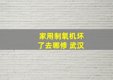 家用制氧机坏了去哪修 武汉